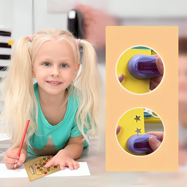 SnapShapes™ | Basteln Sie bunte Formen mit einfachen Stanzen!