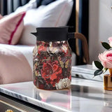 Teekanne | Edelstahl 316 | 1000 ml | Vintage Blumen Design