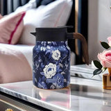 Teekanne | Edelstahl 316 | 1000 ml | Vintage Blumen Design