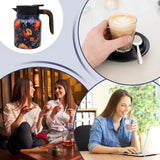 Teekanne | Edelstahl 316 | 1000 ml | Vintage Blumen Design