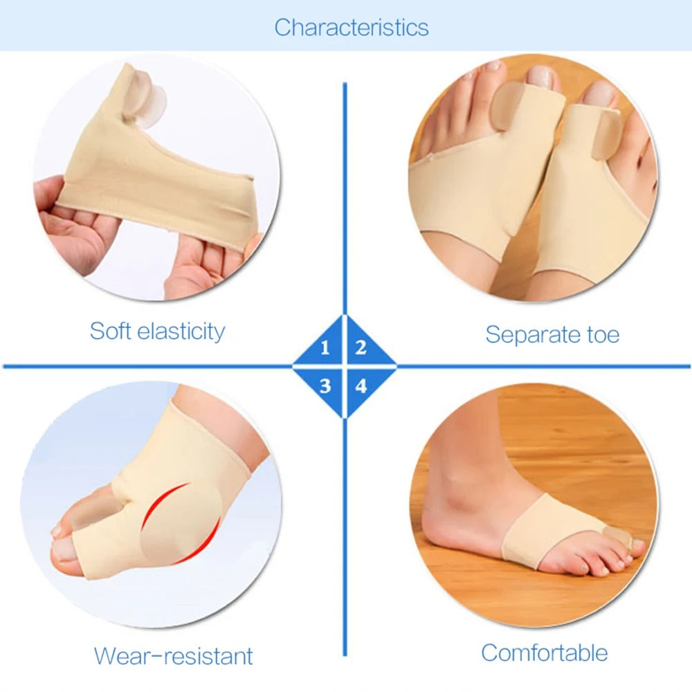 ToeAlign Zehenkorrektor | Orthopädische Hallux Valgus Schiene | Schmerzlinderung & Komfort | 50% Rabatt