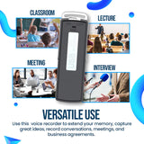 USB Sprachrekorder | Getarntes Design | Rauschunterdrückung | 8h Aufnahmezeit