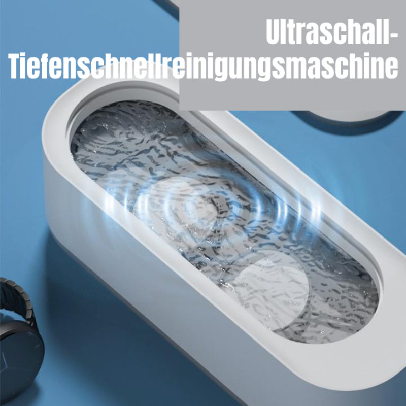 Ultraschallreiniger | 360° Tiefenreinigung | Für Schmuck & Brillen | Tragbar | Gleamify