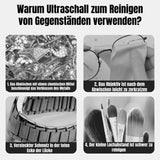 Ultraschallreiniger | 360° Tiefenreinigung | Für Schmuck & Brillen | Tragbar | Gleamify