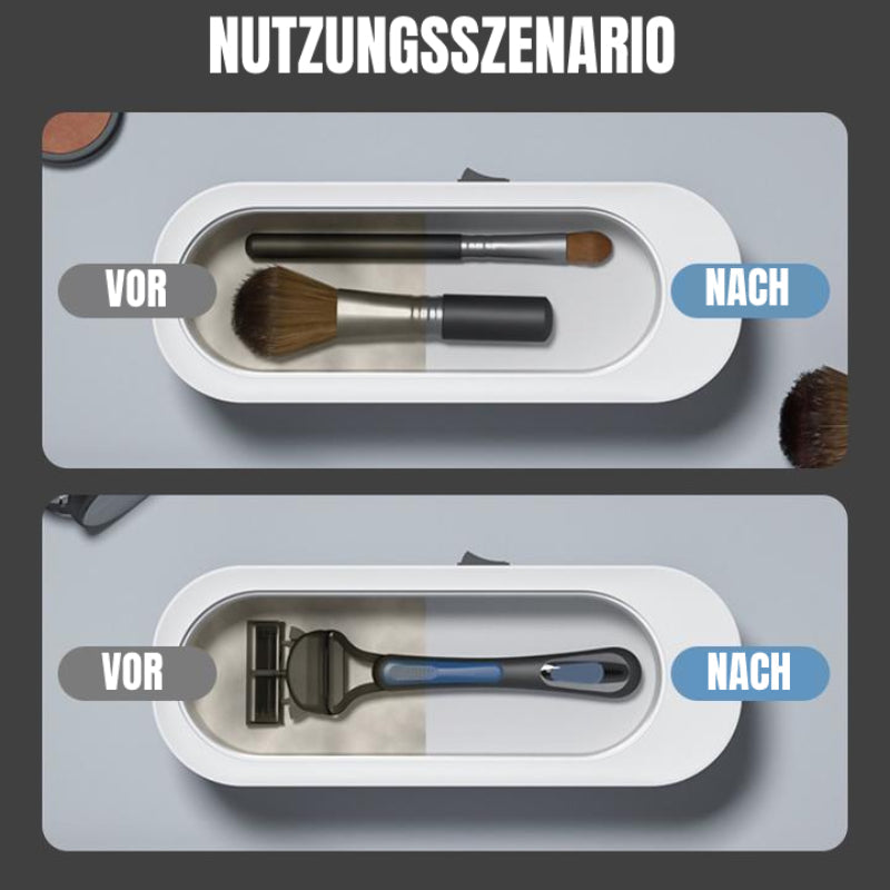 Ultraschallreiniger | 360° Tiefenreinigung | Für Schmuck & Brillen | Tragbar | Gleamify