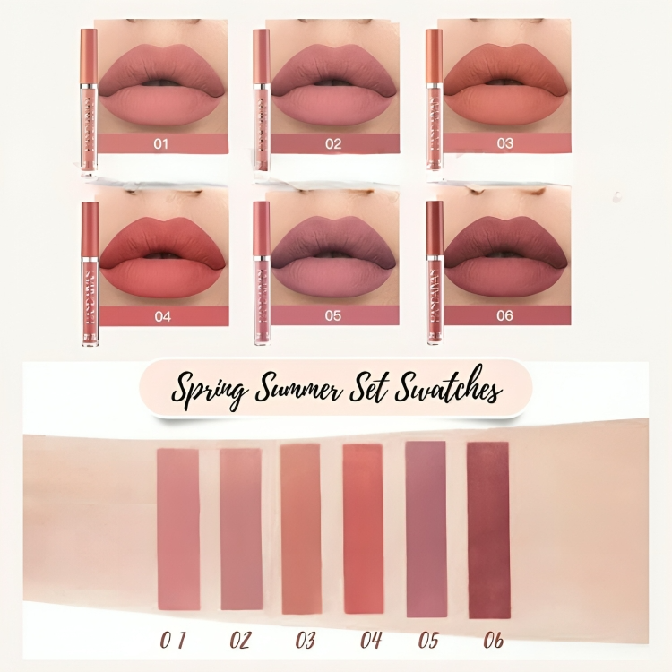 VelvetKiss™ | Matte Flüssig-Lippenstift-Kit
