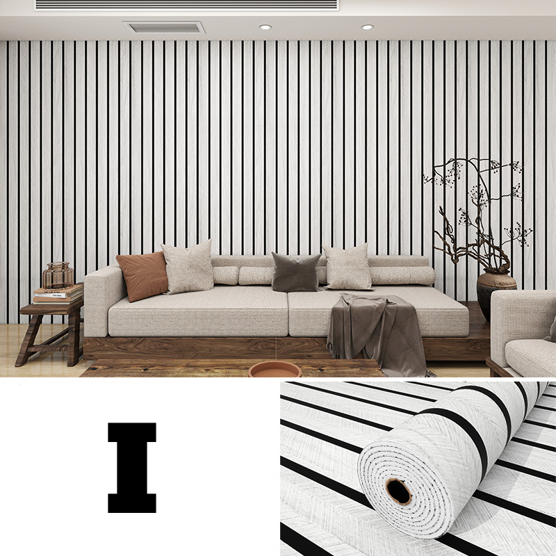 Wandpaneel Selbstklebend | Modernes Lamellendesign | Matt & Spritzwassergeschützt | Flexibel & Robust | StylaSheen