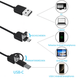 Wasserdichte Endoskopkamera | Hohe Auflösung | Für Android & Windows