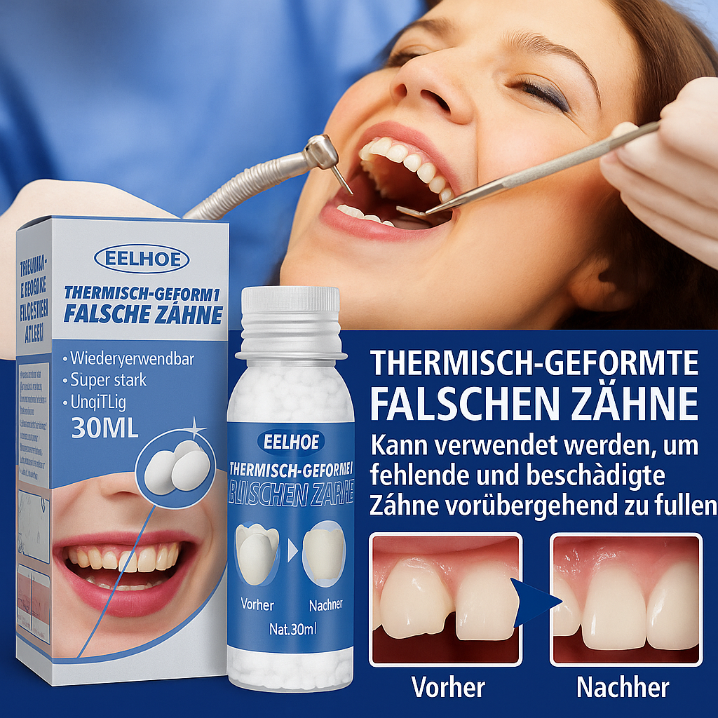 Zahnreparatur Set | Sofort Zahnlücken Füllen | Natürliche Farbe | SmileRight