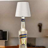 Flaschenlicht | Flasche als Tischlampe | Akku Tischleuchte | Flaschenverschluss | LumiFlasche