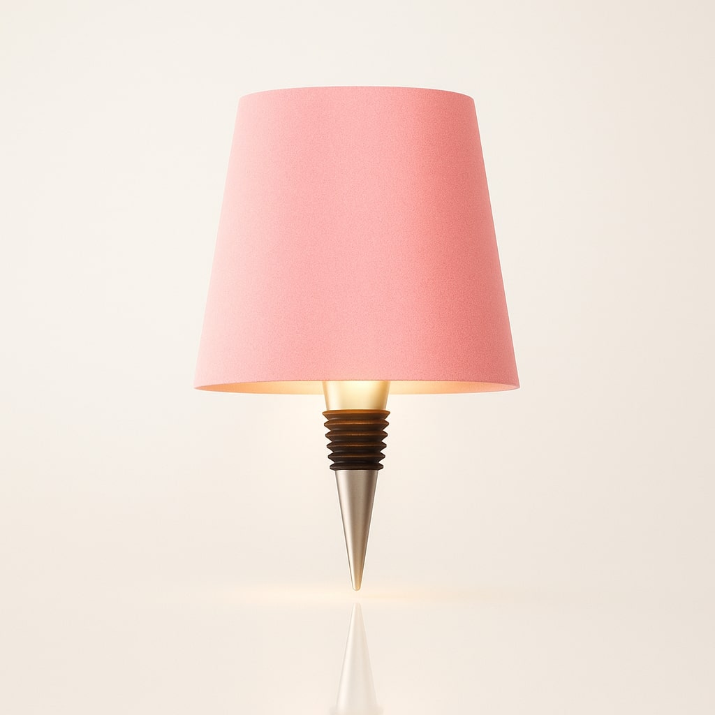 Flaschenlicht | Flasche als Tischlampe | Akku Tischleuchte | Flaschenverschluss | LumiFlasche