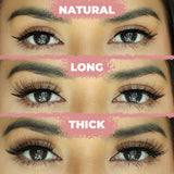 1+1 Gratis | PureGaze™ Mit selbstklebenden Wimpern können Sie sich vom unordentlichen Wimpernkleber verabschieden