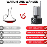 3-in-1 Belüfter & Spender | Weinbelüfter | Tropffrei | Einhandbedienung | AeriBlend