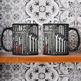 3D Mechaniker-Werkzeugkasten Becher | Detailreicher Werkzeug-Print | Perfektes Geschenk für Schrauber & Heimwerker