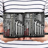 3D Mechaniker-Werkzeugkasten Becher | Detailreicher Werkzeug-Print | Perfektes Geschenk für Schrauber & Heimwerker