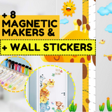 50% RABATT TEMPORÄR | GrowthTales™ | Magnetische Giraffen-Messlatte für Kinder