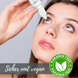 Augenpflege Tropfen | Intensive Feuchtigkeit | Betonung der Augenfarbe | 1+1 Gratis