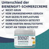 Bienengift Schmerzcreme | Wohltuende Pflege für Gelenke & Muskeln | Tiefenwirksame Formel | 1+1 GRATIS