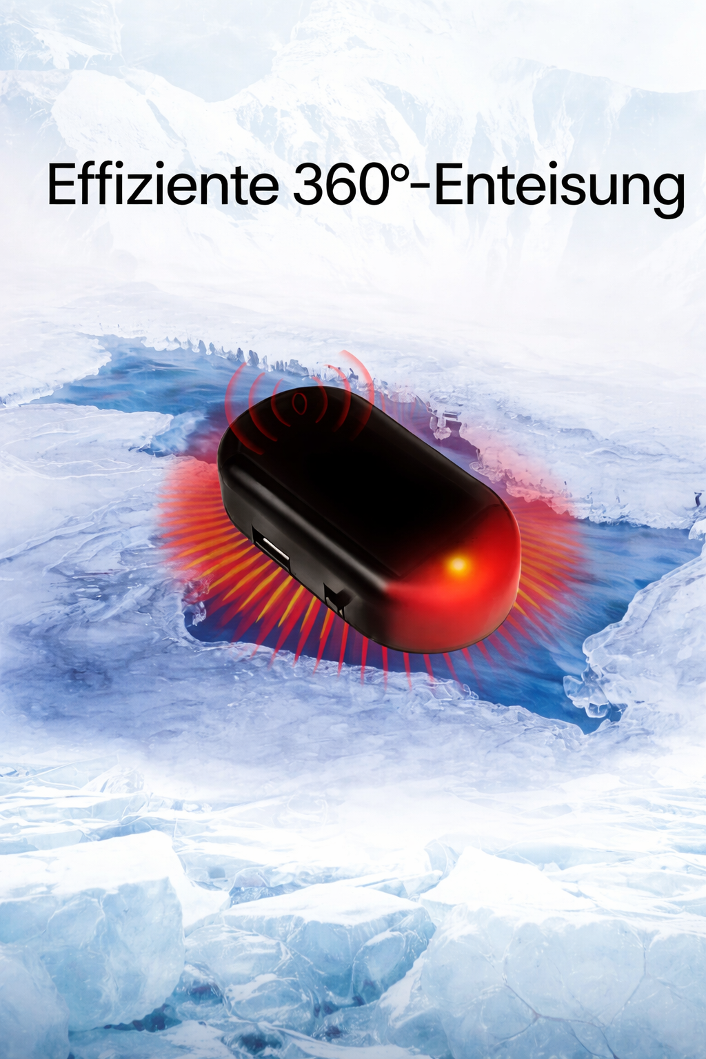 Solar-Enteisungsgerät | Schnelles Auto-Enteisen bei bis zu –20 °C | FrostLift