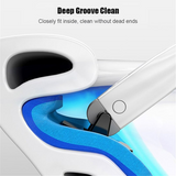 CleanSweep Toilettenbürste | Waschbar & Antibakteriell | Wandmontage | 50% Rabatt