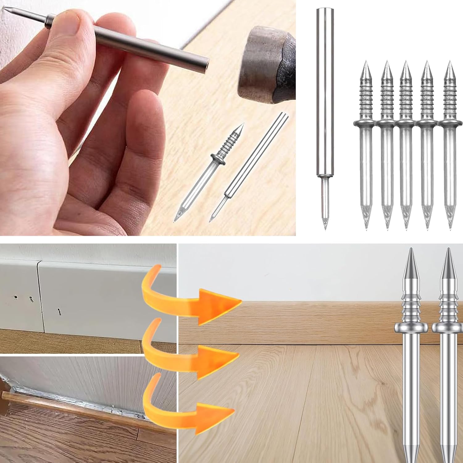 Doppelkopf-Sockelzapfen™ - Schluss mit lästigen Montagearbeiten dank der präzisen Drahtbefestigung