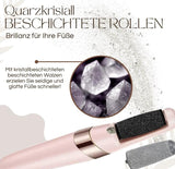 Elektrischer Hornhautentferner | Quarz-Kristallrollen | LED-Licht | Wasserdicht & Wiederaufladbar | CallusPro