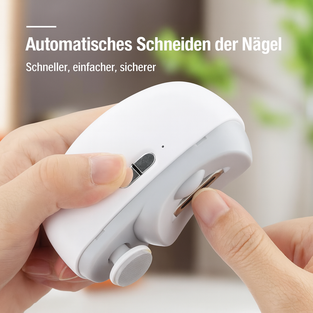 Elektrischer Nagelknipser | 3-in-1 Funktion | Sanft & Präzise | NailEase