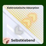 Elektrostatische Wandaufkleber | Transparent & Wiederverwendbar | Schutz ohne Kleber | Ideal für Zuhause