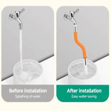 Flexible Wasserhahnverlängerung™ 50 cm | 360° drehbar & wassersparend | Silikon & Kupferanschluss