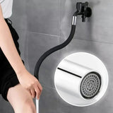 Flexible Wasserhahnverlängerung™ 50 cm | 360° drehbar & wassersparend | Silikon & Kupferanschluss