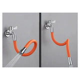 Flexible Wasserhahnverlängerung™ 50 cm | 360° drehbar & wassersparend | Silikon & Kupferanschluss