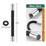 Flexible Wasserhahnverlängerung™ 50 cm | 360° drehbar & wassersparend | Silikon & Kupferanschluss