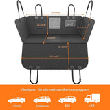 Haustier Autositzschutz | Gegen Haare & Schmutz | Universelle Passform | Wasserabweisend & Gepolstert | HaustierKreuzer™