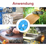 Holzschnitzscheibe 6 Zähne | Ultimatives Schnitzwerkzeug | Für Winkelschleifer