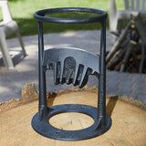 Holzspalter | Sicheres Brennholz Spalten | Gusseisen Konstruktion | Für Kamin & Camping | TitanSplit