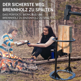 Holzspalter | Sicheres Holzspalten | Kein Axtgebrauch | Tragbar