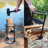 Holzspalter | Sicheres Holzspalten | Kein Axtgebrauch | Tragbar