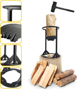 Holzspalter | Sicheres Holzspalten | Kein Axtgebrauch | Tragbar