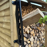 Holzspalter Wandmontage | Hebelmechanismus | Sicheres Spalten | Kohlenstoffstahl | SplitWood