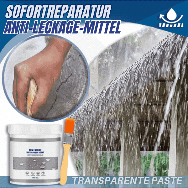 HydroGuard Dichtmittel | Schnelltrocknend | Repariert Risse & Lecks | Transparent & Wetterfest | 1+1 Gratis
