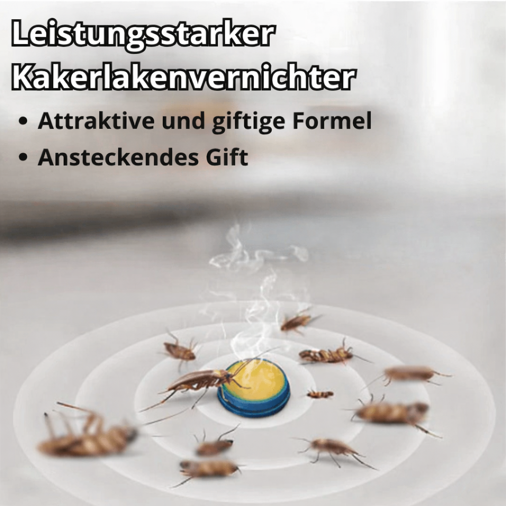 Kakerlakenköder | Langzeitwirkung | Haustiersicher | RoachGuard