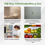 Kühlschrank Reinigungsbürste | Gerüche Entfernen | Flexible Abflussreinigung | Einfach & Hygienisch | Frostea | 1+1 Gratis