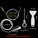 Kühlschrank Reinigungsbürste | Gerüche Entfernen | Flexible Abflussreinigung | Einfach & Hygienisch | Frostea | 1+1 Gratis