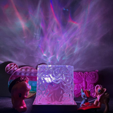 LED Kristall Lampe | Nordlicht Effekt | 16 Farben | Dimmbar & Entspannend | AuroraGlow