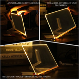 LED Zeichenbrett | Leuchtende Farben | Wiederverwendbar | Mit Ständer | GlowPad