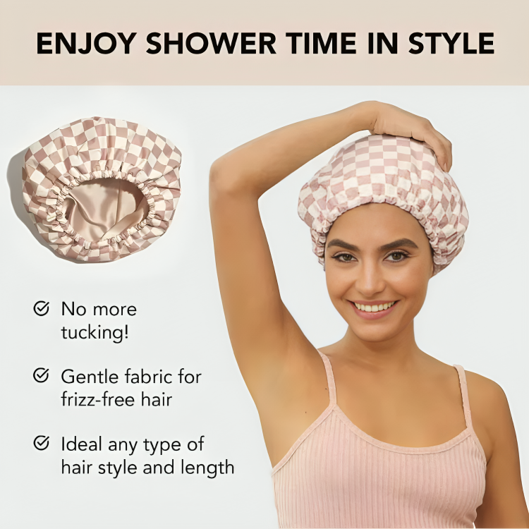 LuxeLocks™ | Maßgeschneidert, um Ihr Haar beim Duschen zu schützen und zu verwöhnen!