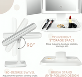 LuxeMirror™ | Dreifach gefalteter LED-Schminkspiegel