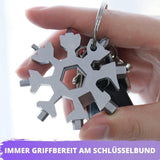 Multitool | 18-in-1 Schneeflocken-Werkzeug | Edelstahl | Kompakt & Robust