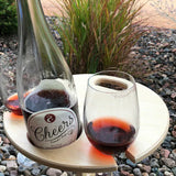 Picknick Weintisch | Klappbar & Stabil | Platz für Wein & Gläser