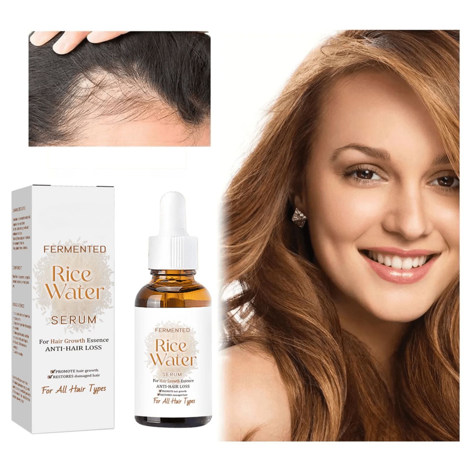 PoreAid™| Japanisches fermentiertes Reiswasser Haarserum